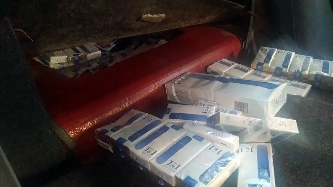 'Kahramanmaraş´ta bin 80 paket kaçak sigara ele geçirildi'