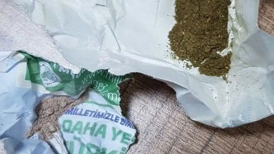 'Şüpheli şahıslardan eroin ve bonzai çıktı'