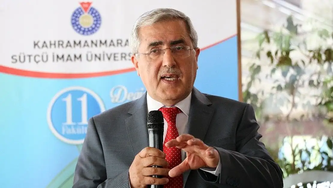 'KSÜ Rektörü Prof. Dr. Can: ''Yöneticiler de  eğitim sürecinden geçmeli'''