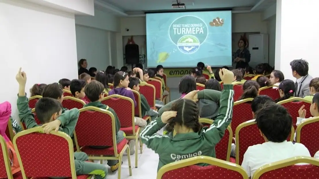 'Öğrencilere deniz ekosistemi hakkında seminer verildi'