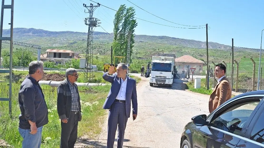 'Gölbaşı TOKİ yolu asfaltlanıyor'