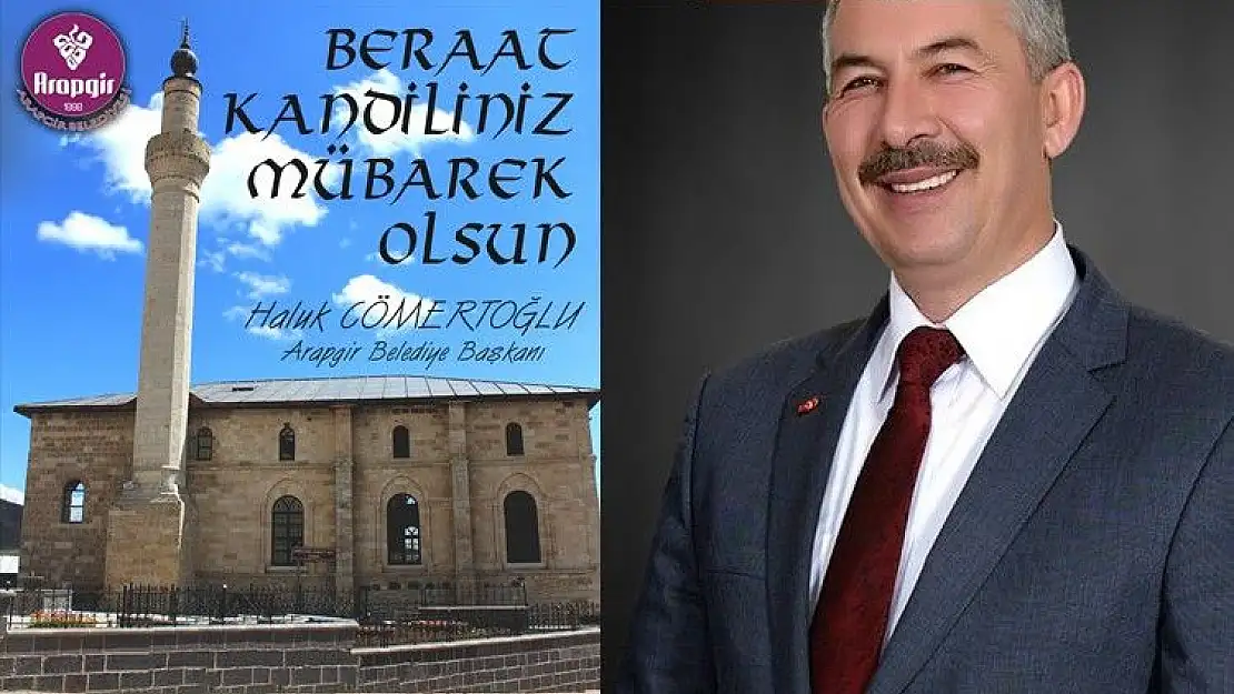 'Başkan Cömertoğlu´ndan Berat Kandili mesajı'