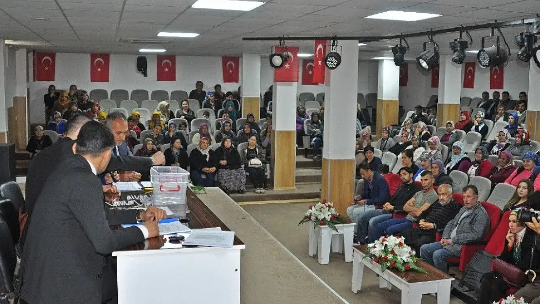 'Gölbaşı ilçesinde İşkur kuraları çekildi'