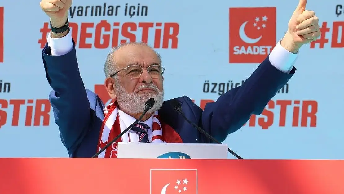 'Saadet Partisi Genel Başkanı Karamollaoğlu: ''Hızlı tren hizmet değil, göçü hızlandırır'''