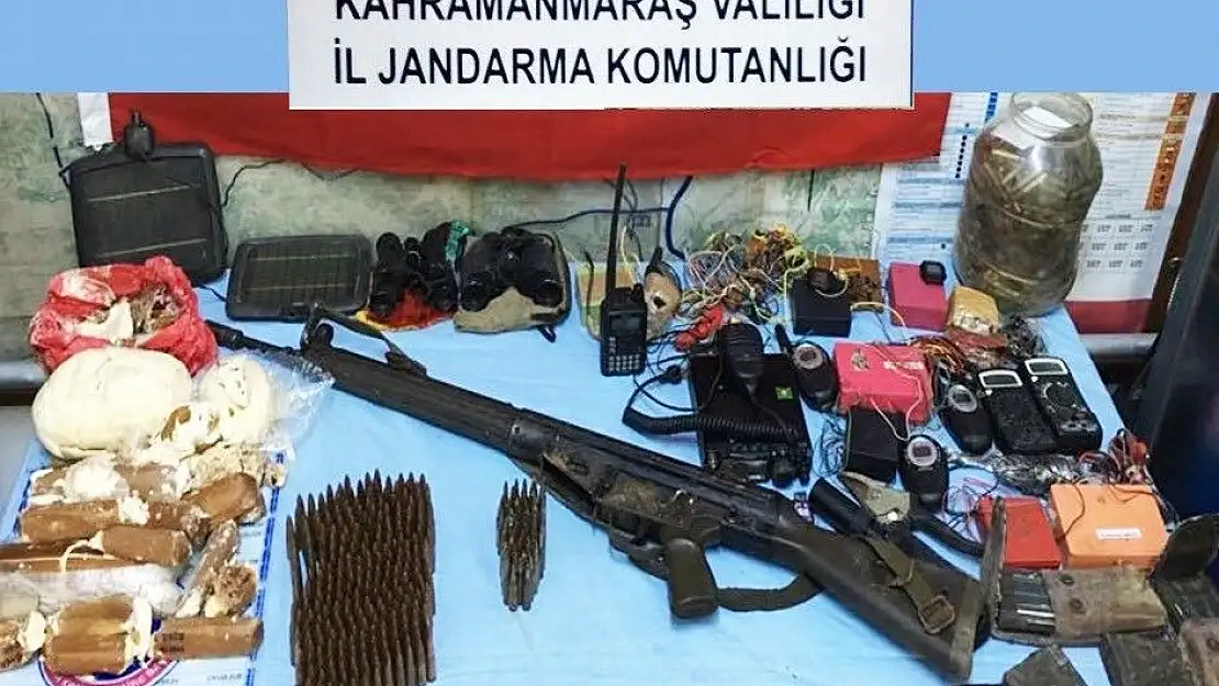 'Kahramanmaraş´ta silah ve mühimmat ele geçirildi'