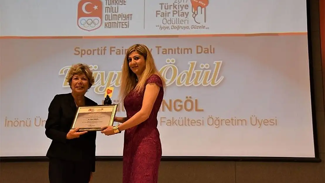 'Hülya Berktaş Bingöl´e olimpiyat ödülü'