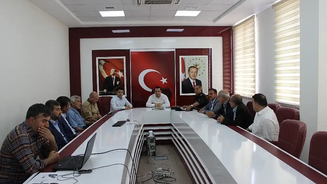 'Kahta´da seçim güvenliği toplantısı yapıldı'