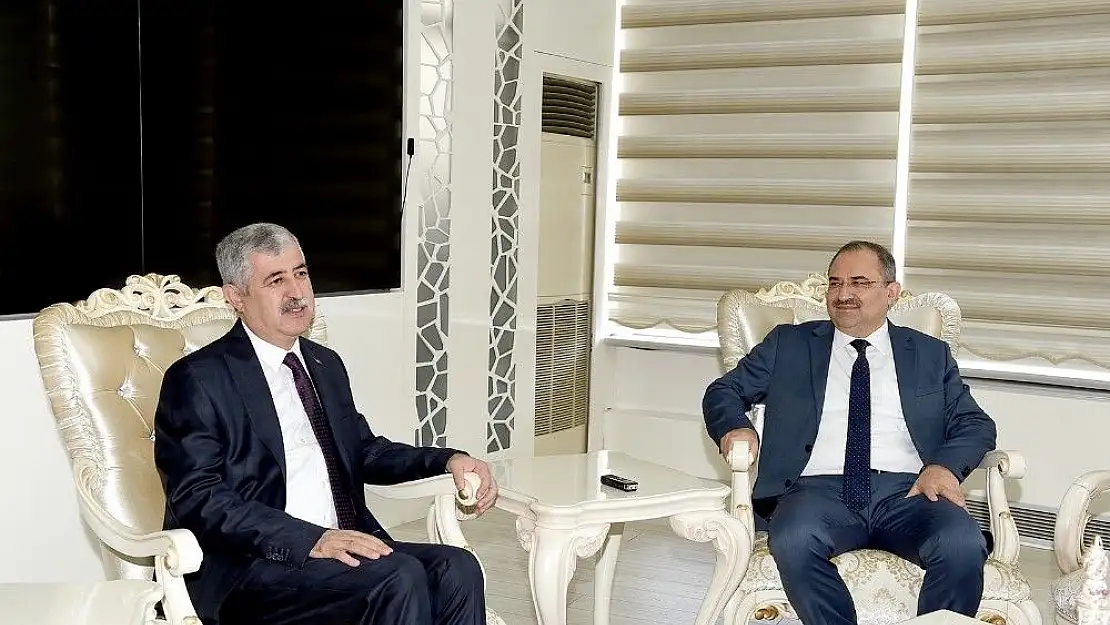 'Vali Kaban´dan Polat´a hayırlı olsun ziyareti'