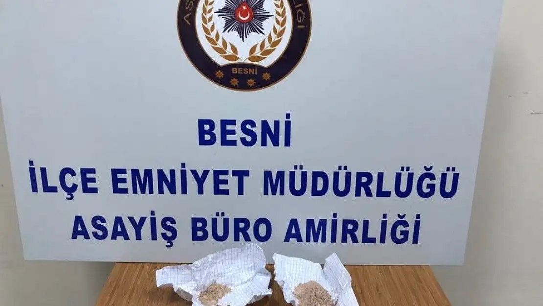 'Besni´de uyuşturucu madde ele geçirildi'