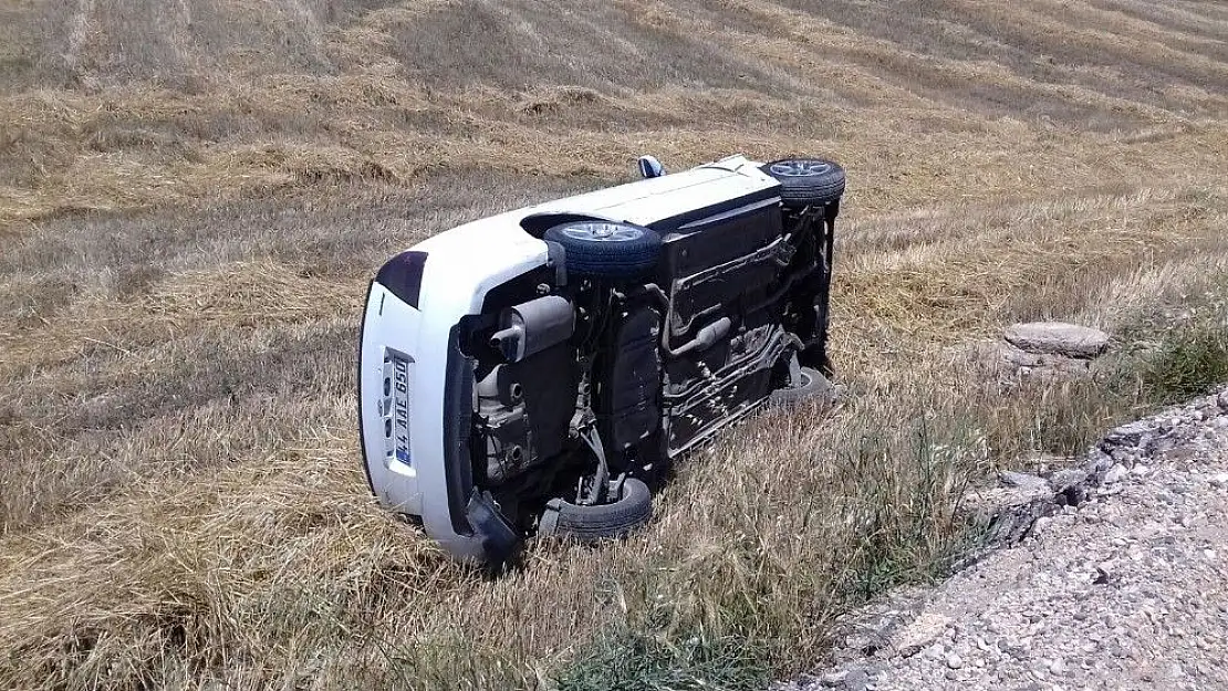 'Otomobil takla attı: 1 Yaralı'