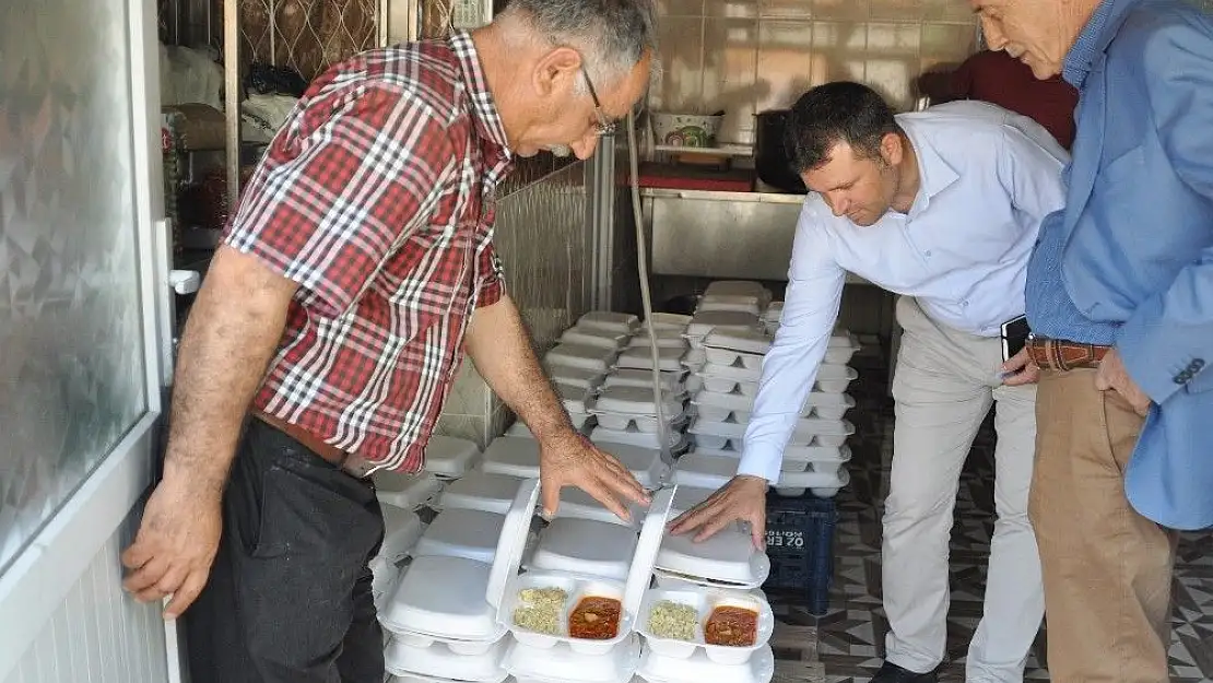 'Başkan Özdemir iftar denetimi'