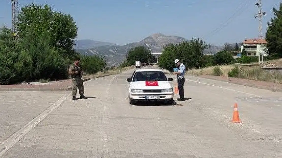 'Tut ilçesinde Ramazan Bayramı trafik denetimleri başladı'