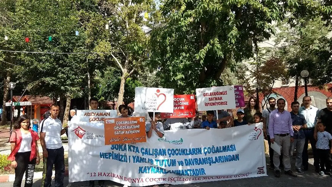 'Dünya Çocuk İşçiliğiyle Mücadele Gününde broşürler dağıtıldı'