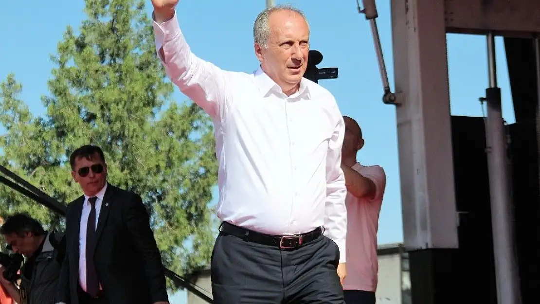 'Cumhurbaşkanı Adayı Muharrem İnce Elazığ´da'