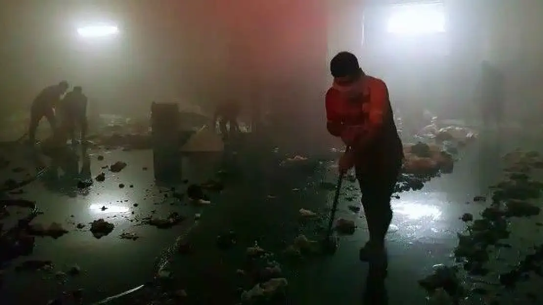 'Fabrikada korkutan yangın'