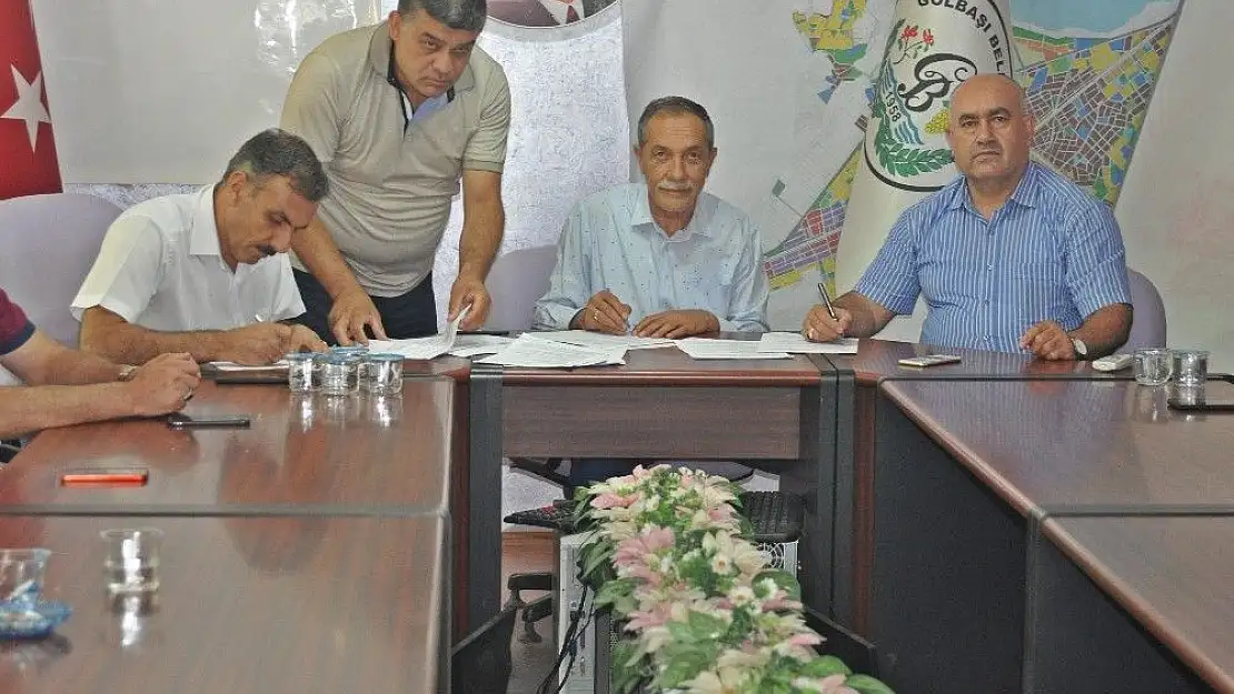 'Gölbaşı Belediyesi Hizmet-İş ile toplu sözleşme imzaladı'