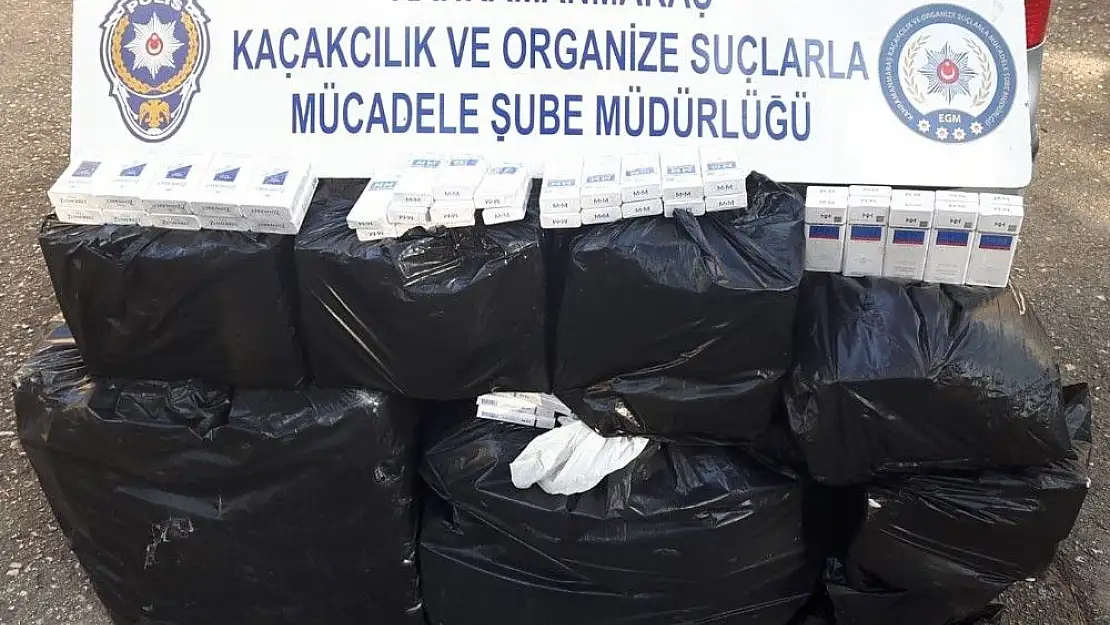 'Kahramanmaraş´ta bin 920 paket kaçak sigara ele geçirildi'
