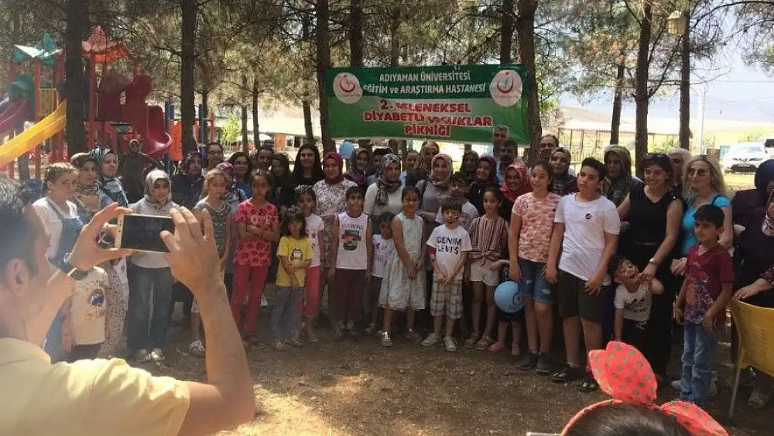 'Diyabetli çocuklar piknikte buluştu'
