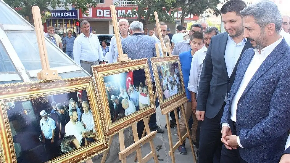 'Kahta ilçesinde 15 Temmuz konulu fotoğraf sergisi'