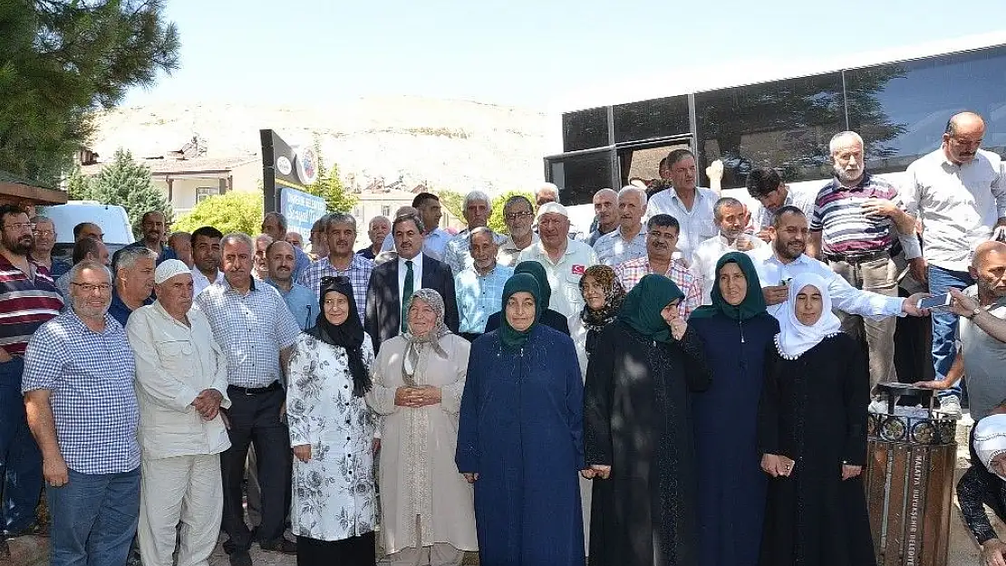 Darende´de ilk hac kafilesi yola çıktı