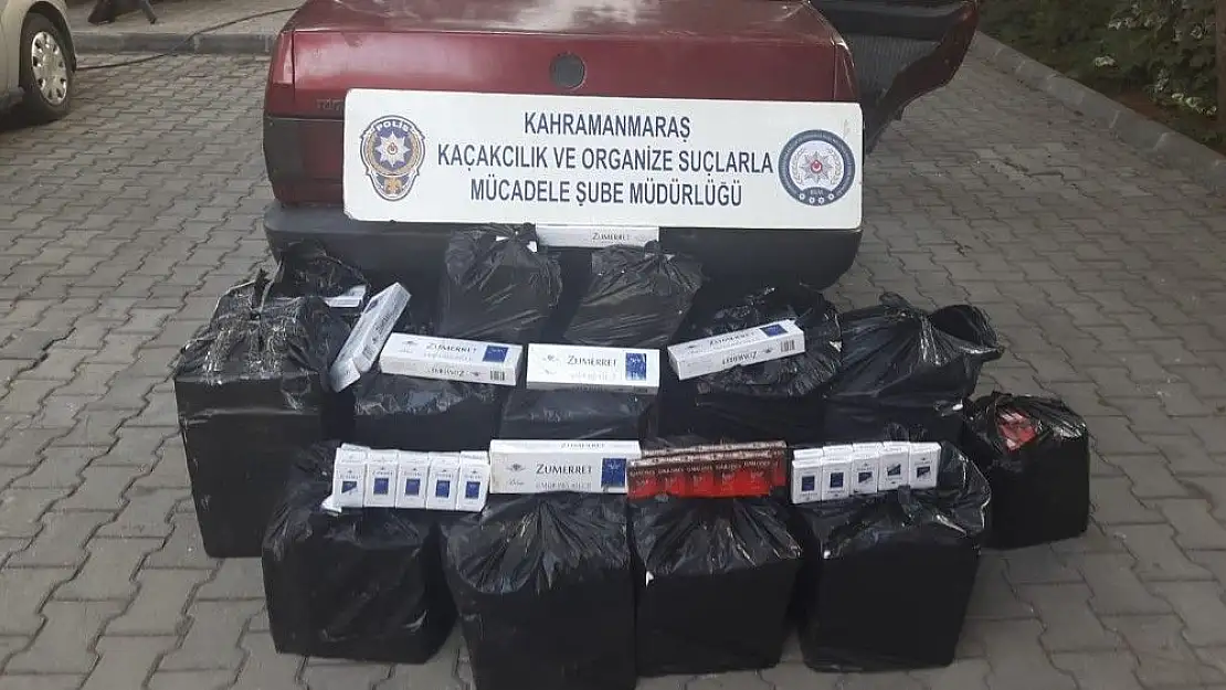 'Kahramanmaraş´ta 3 bin 630 paket kaçak sigara ele geçirildi'