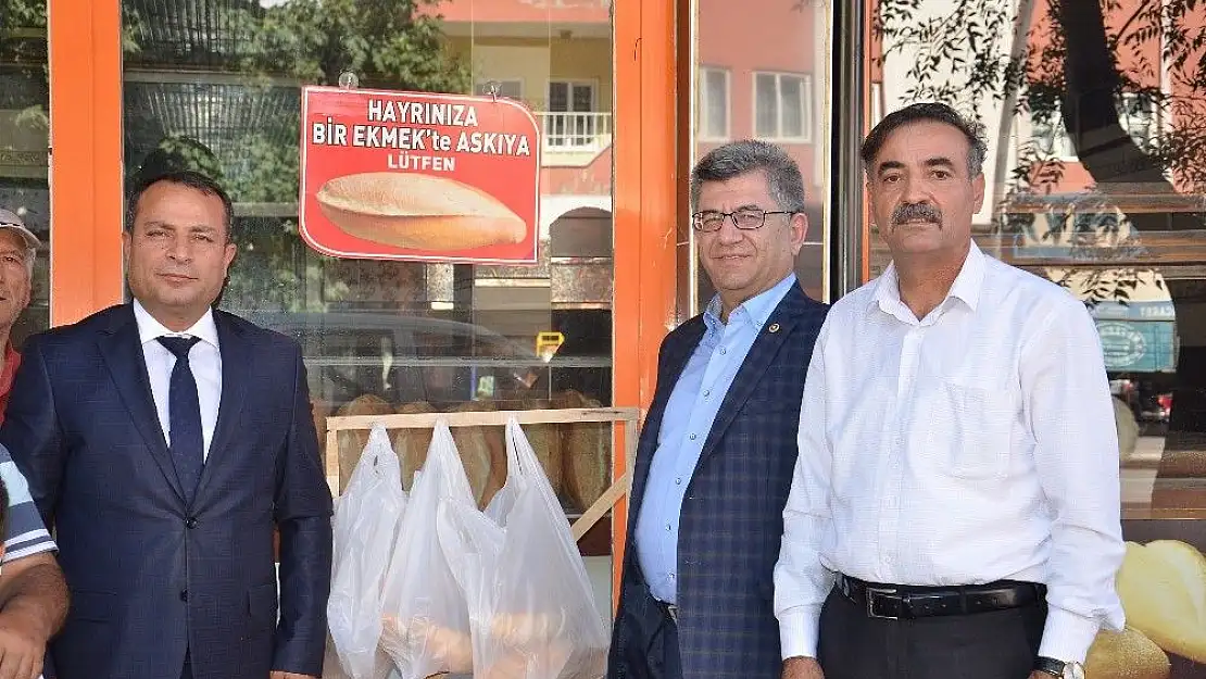 '`Askıda Ekmek´ projesine, Elbistan´dan destek verdiler'
