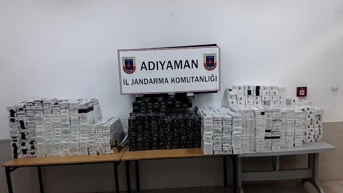 'Adıyaman´da kaçak sigara ele geçirildi'