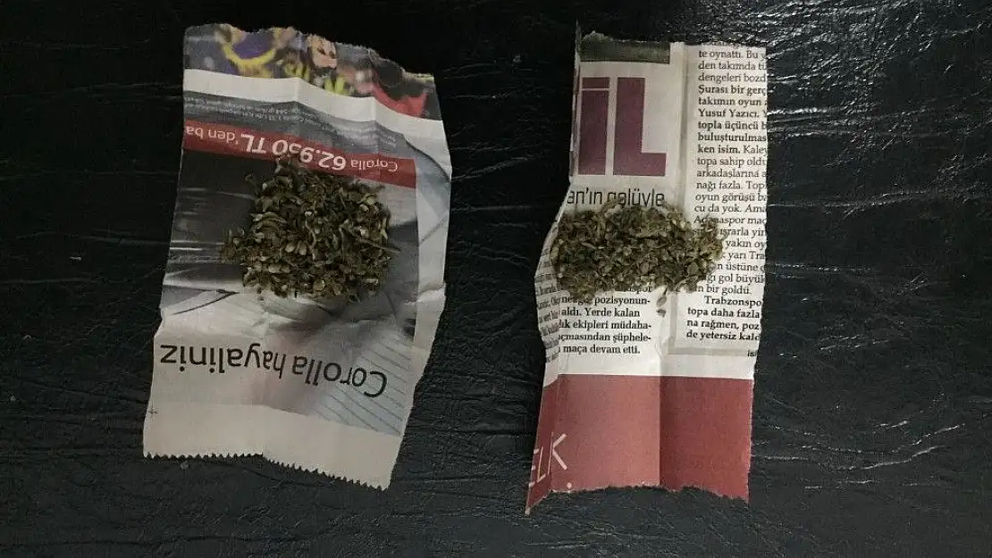'2 Şahıs uyuşturucu kullanırken yakalandı'