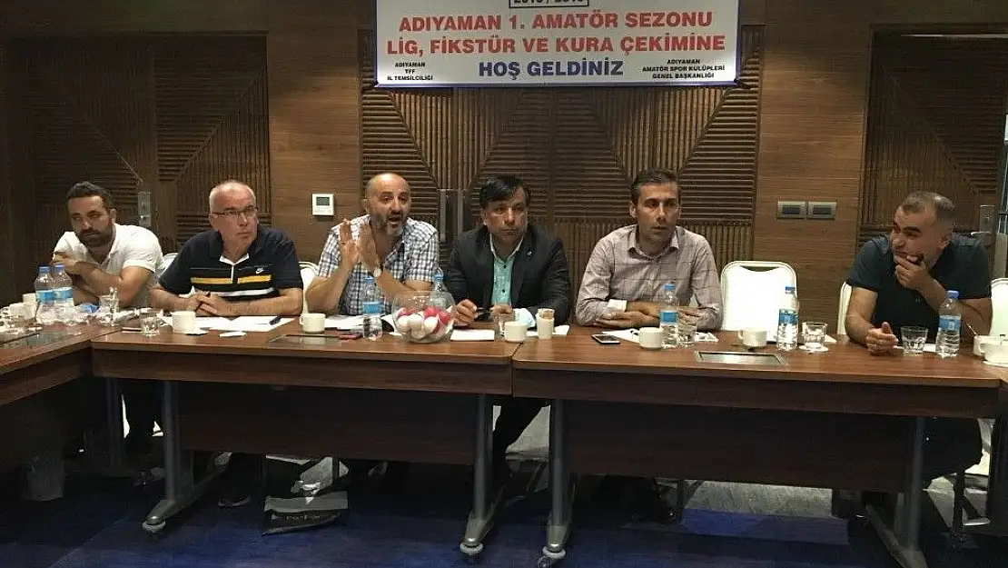 'Adıyaman 1.amatör küme grupları belli oldu'