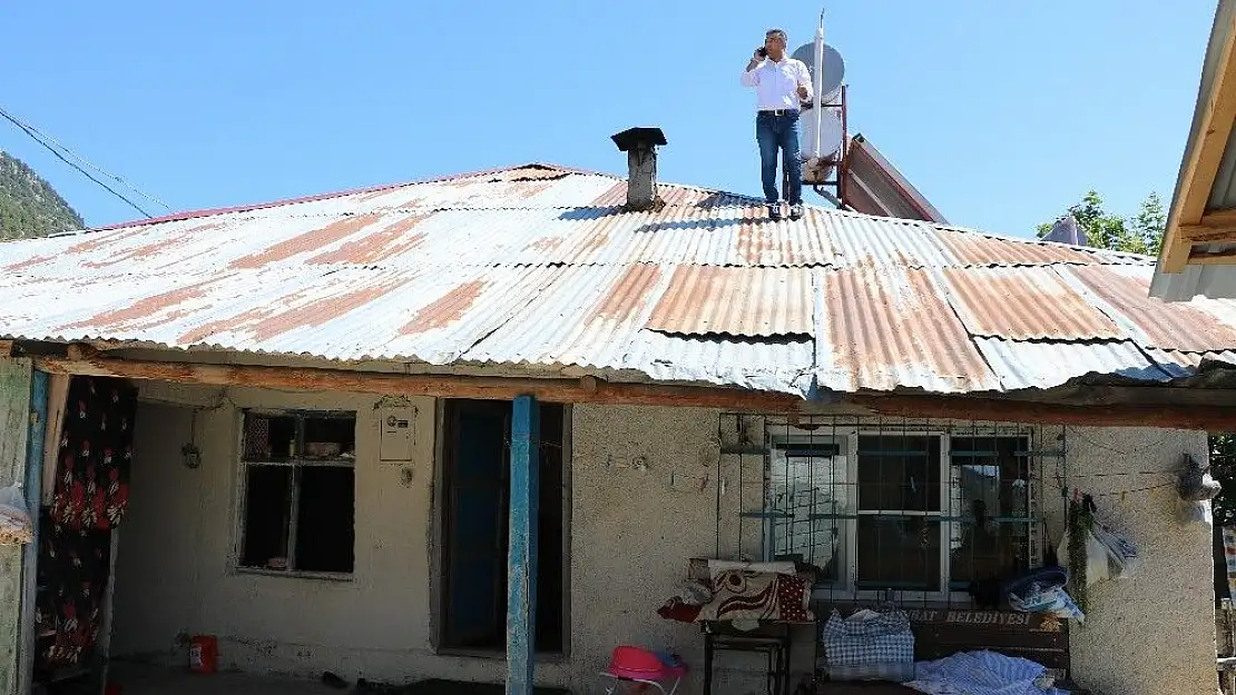 'Bu mahallede telefon çekmiyor'
