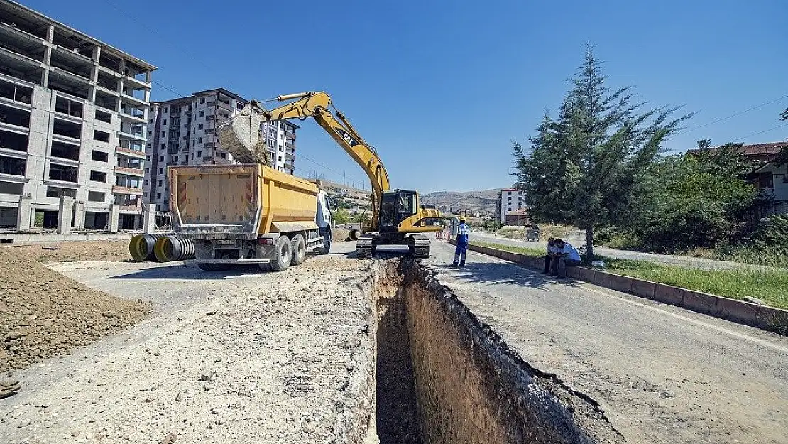 '5 mahallede yağmur hattı çalışması yapıldı'