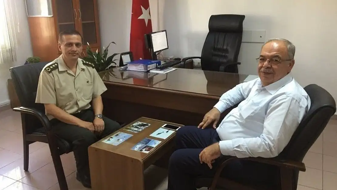 'Başkan Kutlu Albay Gürfidan ile bir araya geldi'