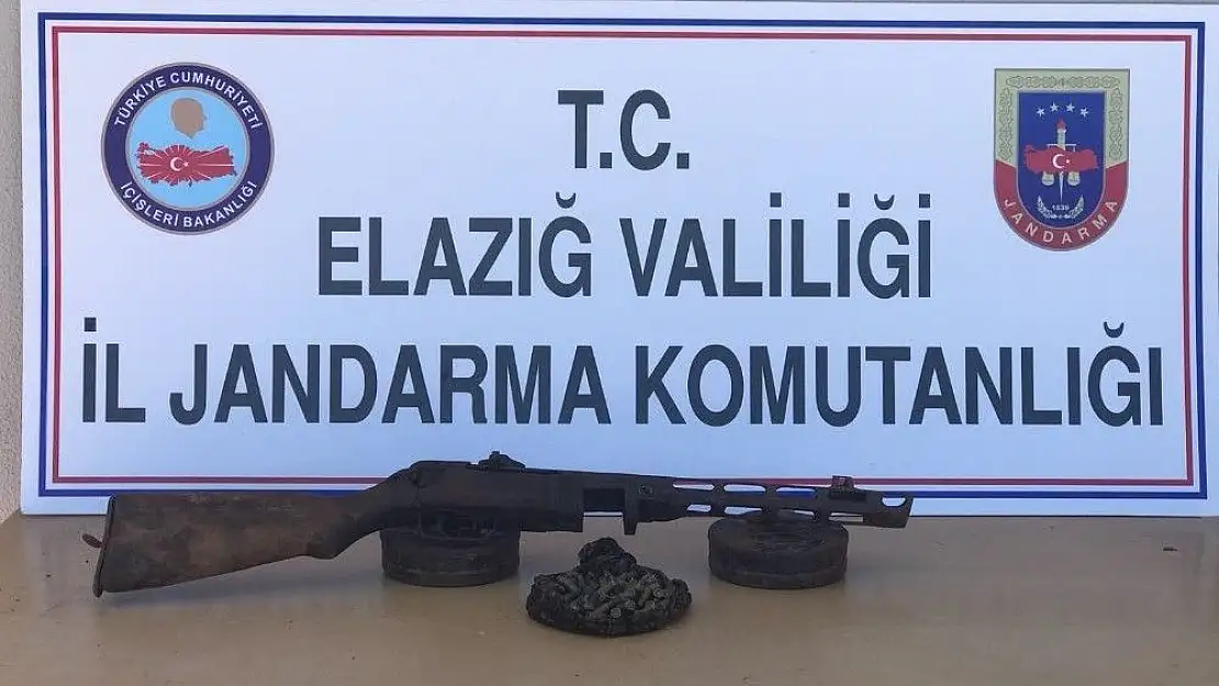 'Elazığ´da operasyon, uyuşturucu ve makineli tüfek ele geçirildi'