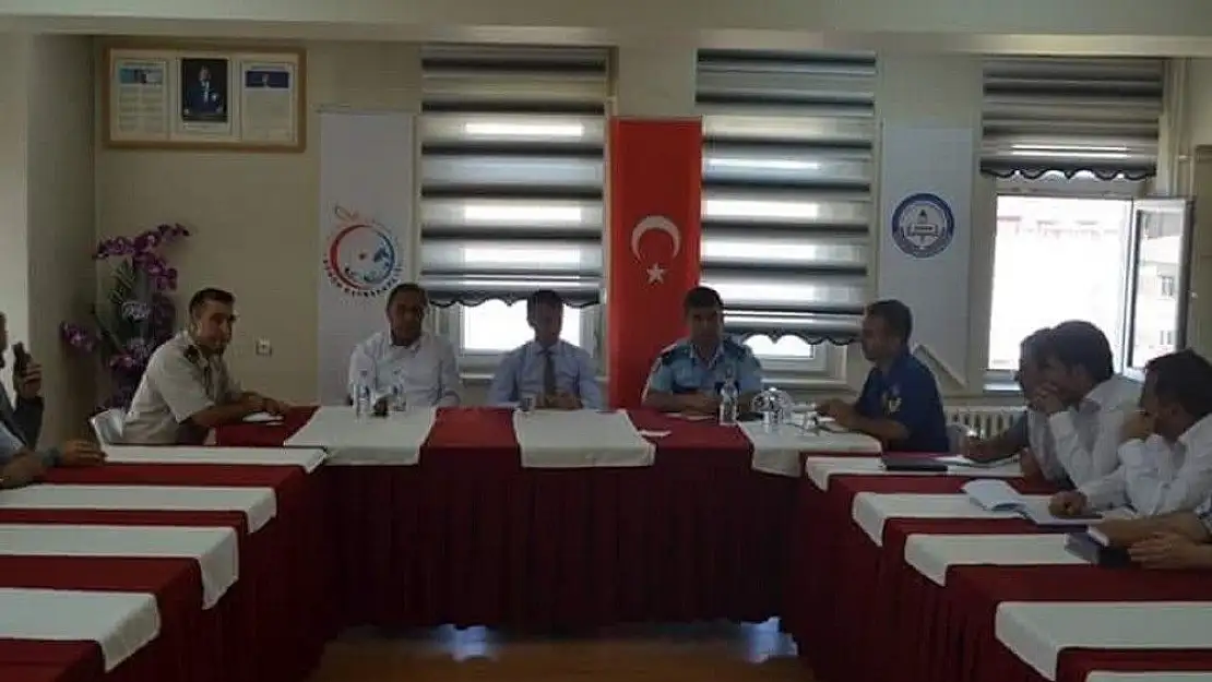 'Gürün´de Ağustos ayı güvenlik toplantısı'