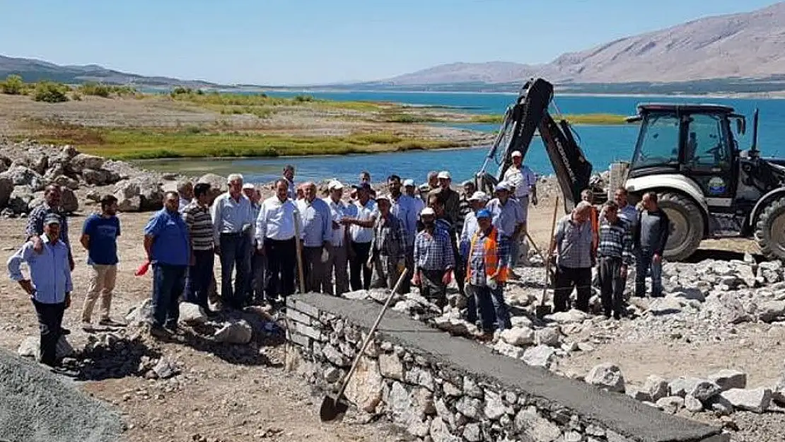 'Yeni festival ve mesire alanı için ilk harç döküldü'