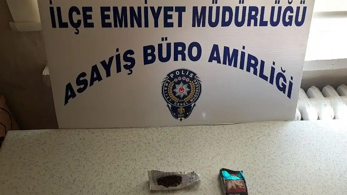'Şüpheli şahısların üzerinden uyuşturucu çıktı'