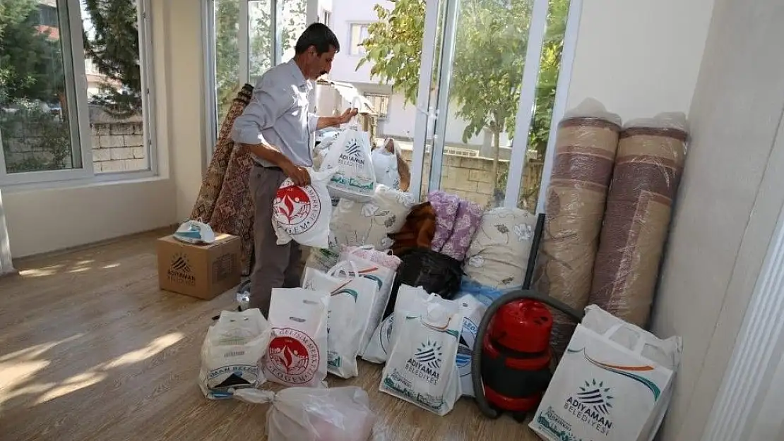 'Adıyaman´da ihtiyaç sahibi aileye yardım eli uzatıldı'