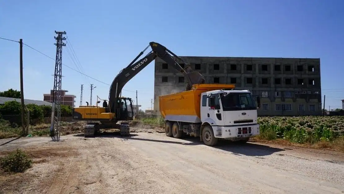 'Cem Evi yolunda asfalt hazırlığı'