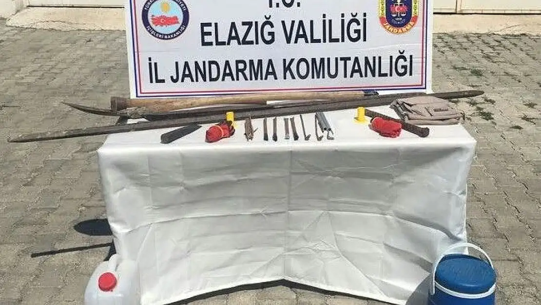'Elazığ´da kaçak kazı operasyonu: 10 gözaltı'
