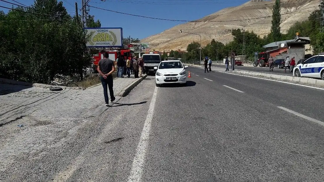 'Dikkatsiz sürücü baba ile kızını ağır yaraladı'