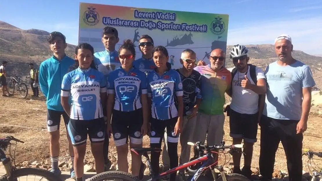 'Dağ bisiklet yarışında Adıyamanlı sporcular derece ile döndü'
