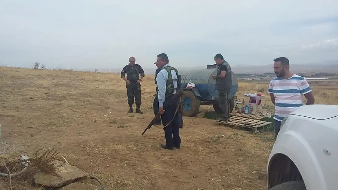 'Elbistan´da kaçak avda kullanılan ses düzeneği ele geçirildi'