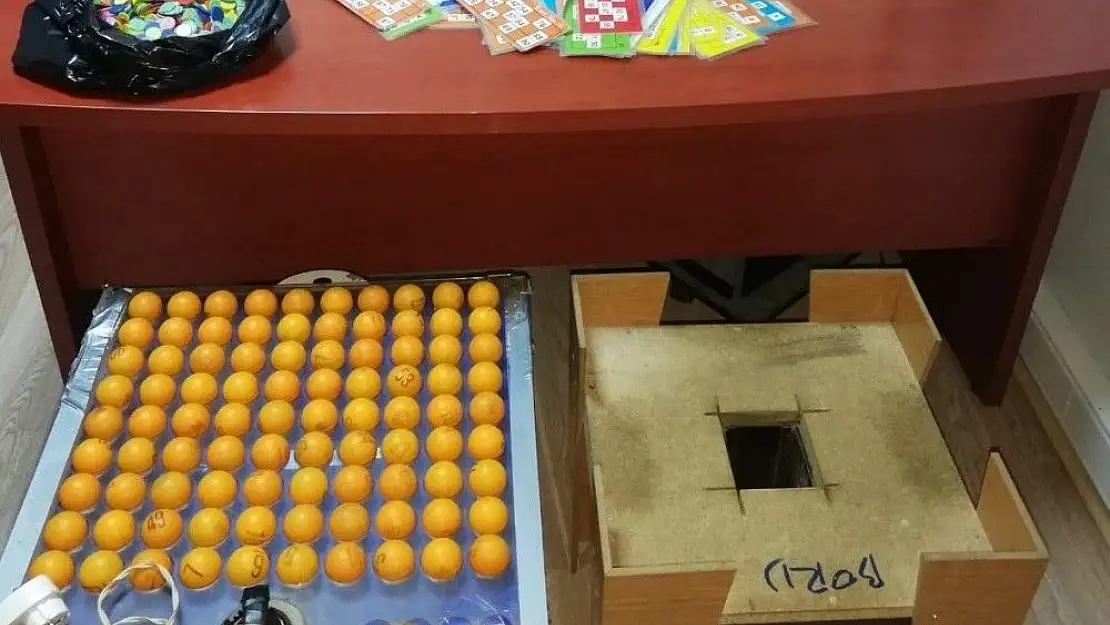 'Elazığ´da tombala baskını, 34 şahsa işlem yapıldı'