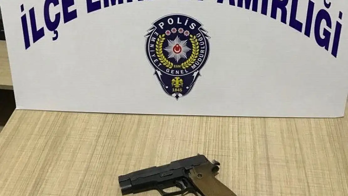 'Tut polisi uygulamada silah ele geçirdi'