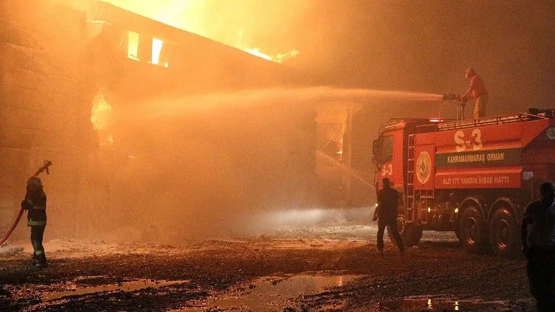 'Kahramanmaraş´ta fabrika yangını kontrol altına alındı'