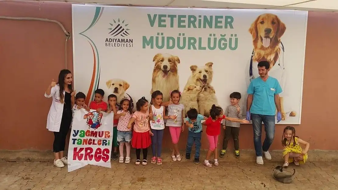 'Öğrenciler barınma merkezideki hayvanları sevdi'