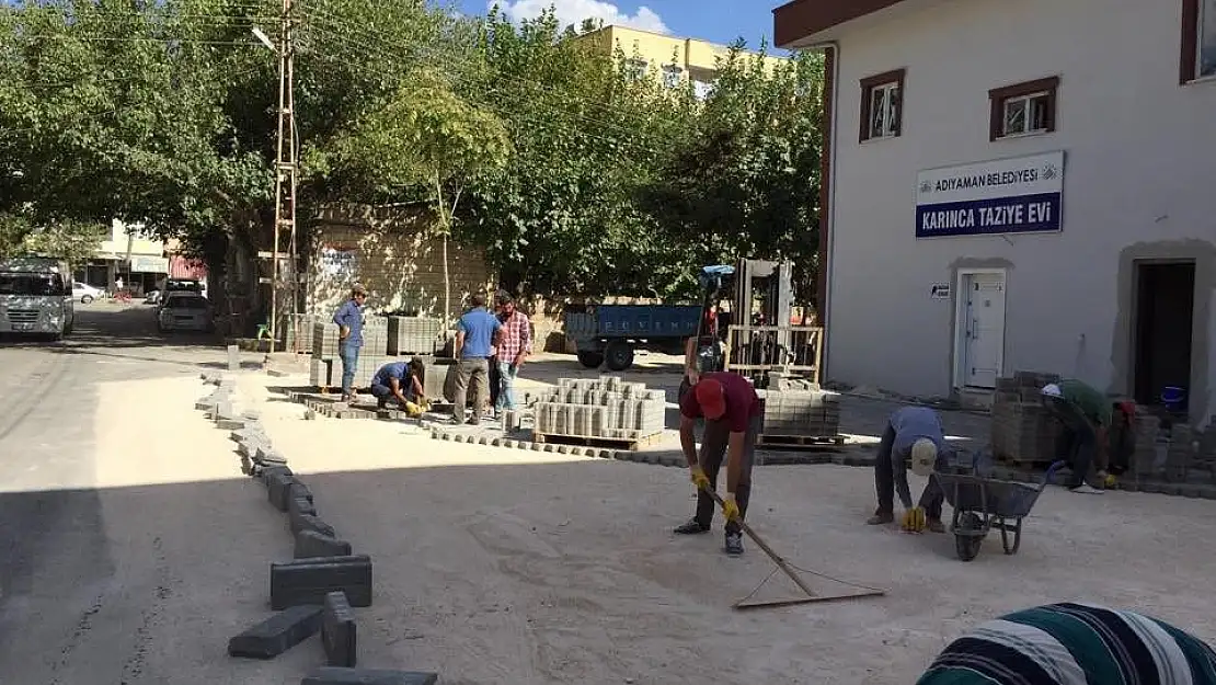 'Mehmet Akif Mahallesi Taziye evinde çevre düzenlemesi'