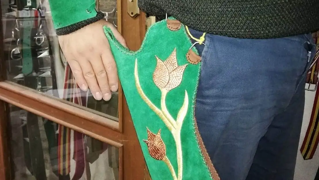 'Maraş işi sim sırma ok kılıfı'