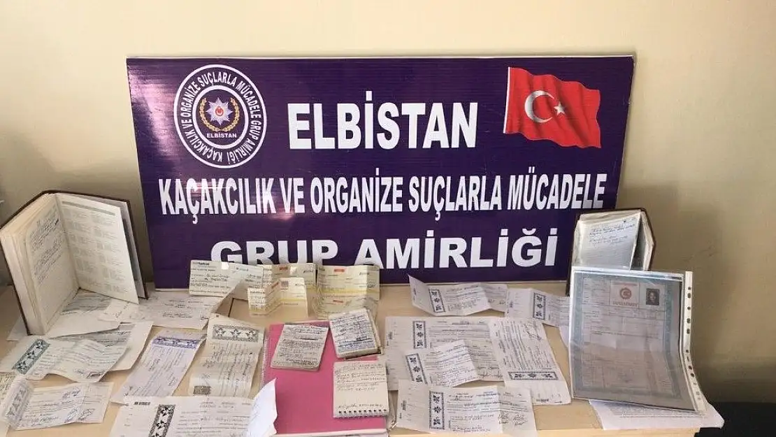 'Elbistan´da tefeci operasyonu'