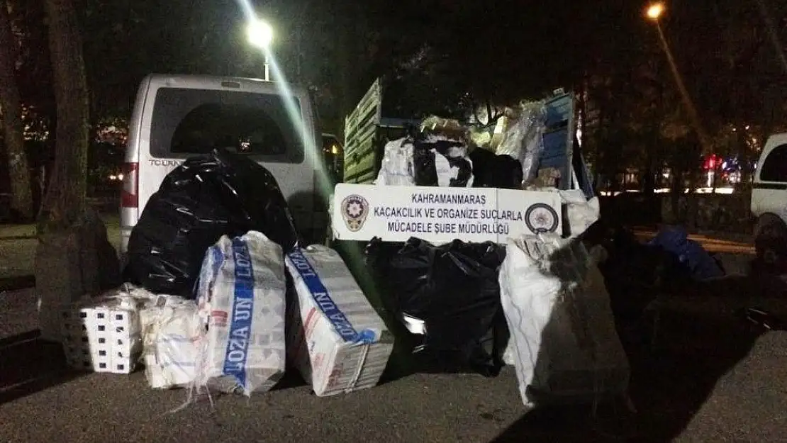 'Meyve sularının arasında 14 bin paket kaçak sigara çıktı'